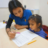 Students at Edgware centre